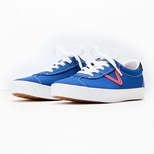 VANS Kids Blue Sport Low Shoes Blue Red White Sneakers Size Kids 13.5 NEW